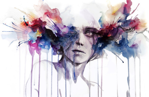 bestof-society6 - ART PRINTS BY AGNES-CECILE this thing called...