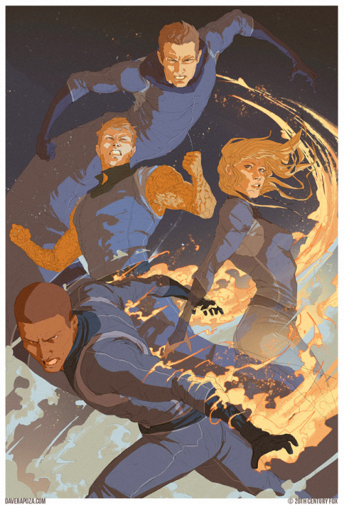 league-of-extraordinarycomics - Fantastic Four by Dave Rapoza