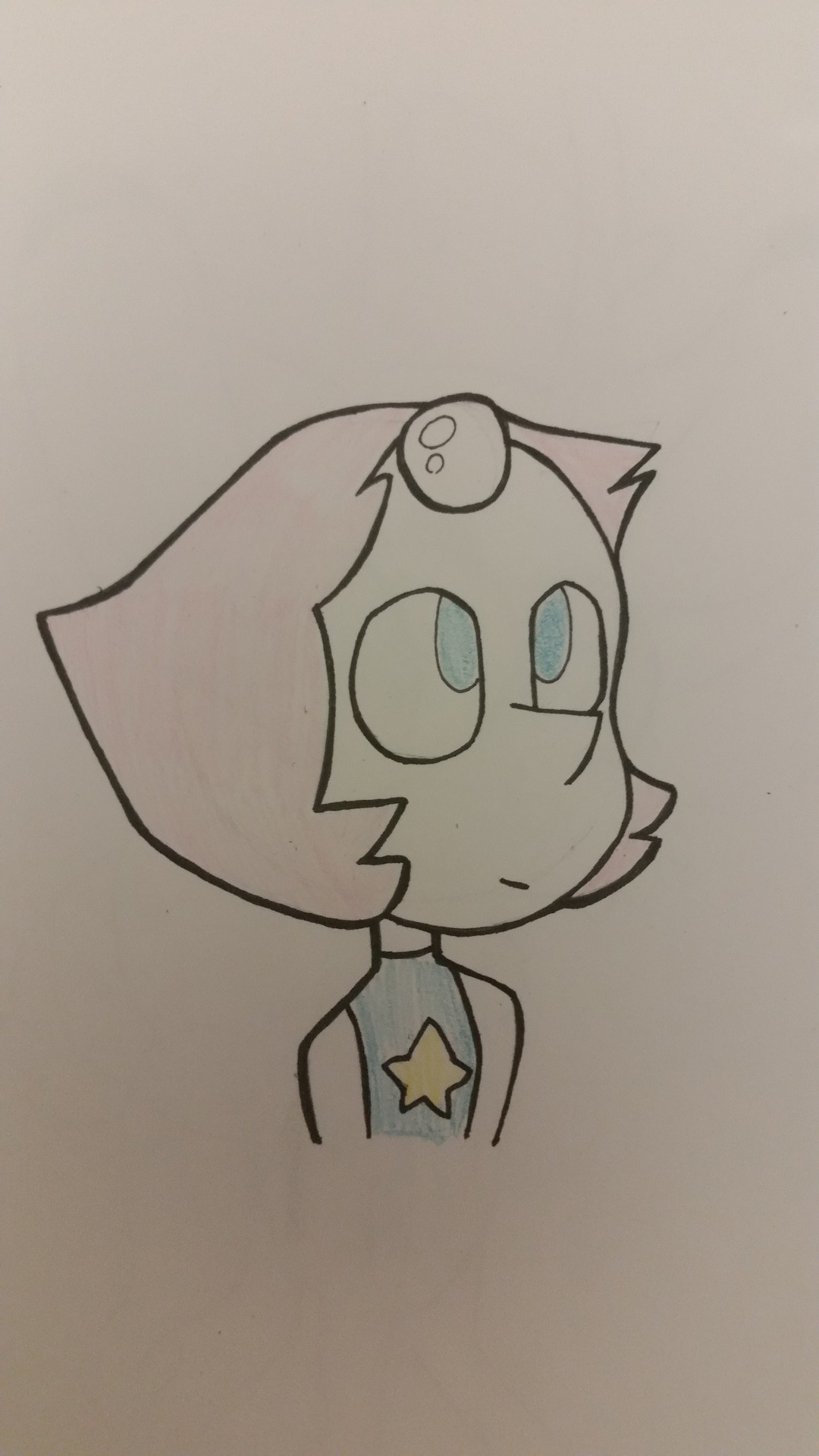 Pearl A drawing of pearl from steven universe.i dont have the color of her shirt so i used a different color