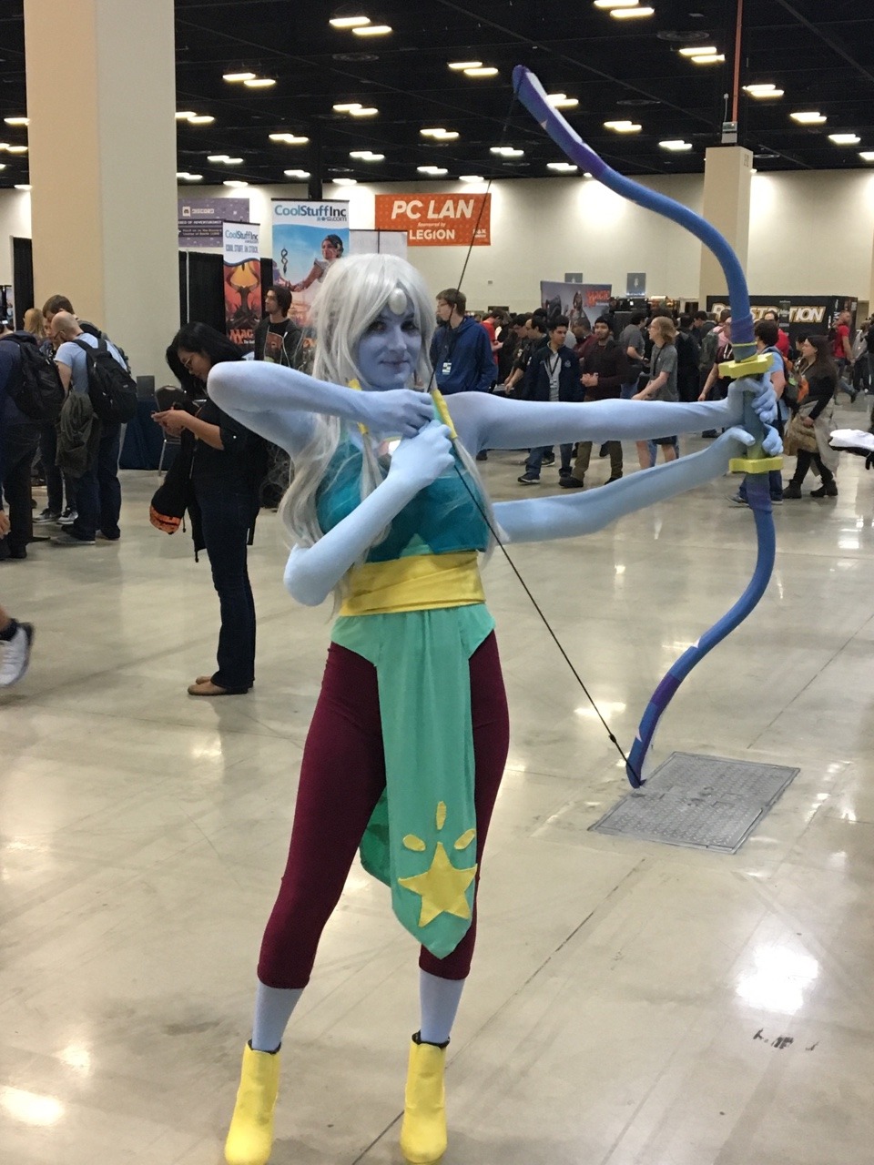 My Opal cosplay at PAX South 2018! Cosplayer: pennyslug Bow made by PVC Armory