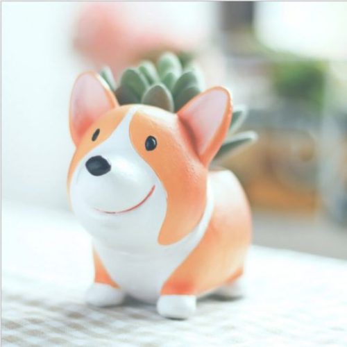 curatepop - Adorable Cactus Corgi Planter - From All About...