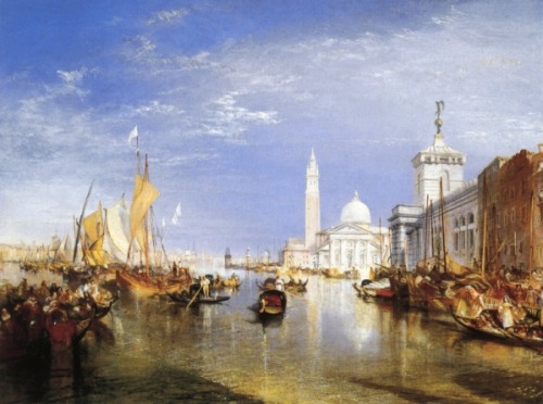 artist-turner - Venice, The Dogana and San Giorgio Maggiore,...