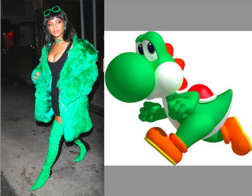 ruinedchildhood - Rihanna cosplaying Mario Party