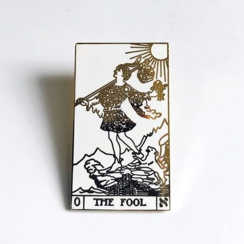 littlealienproducts - The Fool Pin by Strike Gently Co.