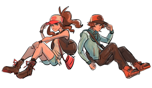 asteraw - fave pkmn protag duo ;)