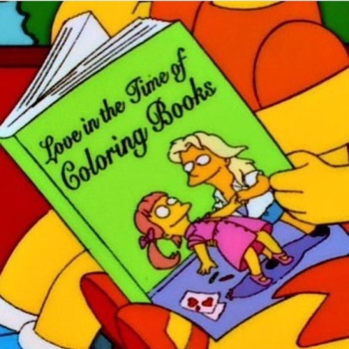 nevver - Lisa Simpson’s bookshelf, from the Simpsons Library