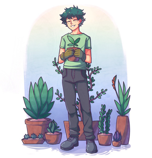 unoutan - A cute Deku surrounded by a cute collection of...