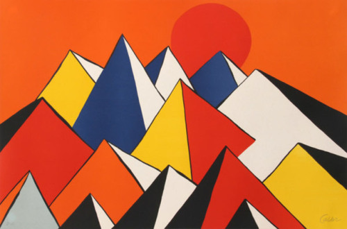 ymutate - Alexander Calder, Homage to the sun, 1973, lithograph.