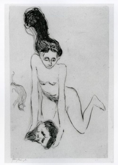 arterialtrees - Edvard Munch (Norwegian, 1863–1944) Die Katze...