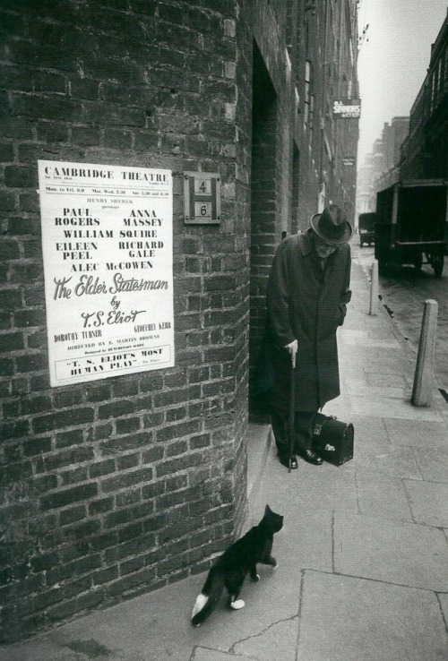 rolloroberson - T. S. Eliot in London by Larry Burrows 1958....