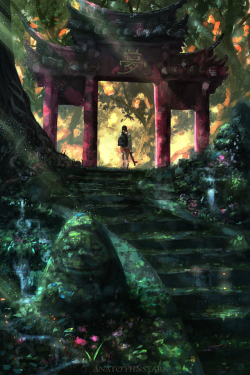 host-grin:Spirited Away : Another gate (ghibli) PRINT AND...