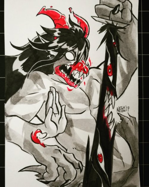 Goretober x Inktober16/31 - Painful transformation[Other entries...