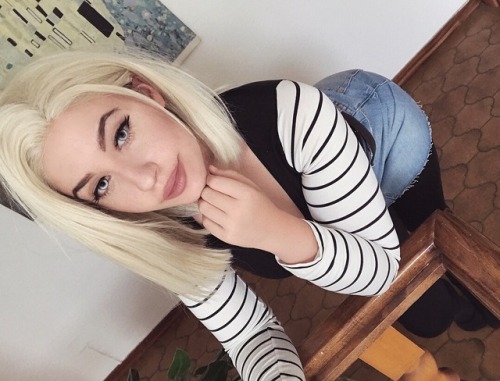 moonchild-77:My android18 Cosplay is complete! these are my best...