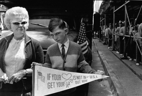 historicaltimes - Pro-Vietnam War rally in New York City, 1968...