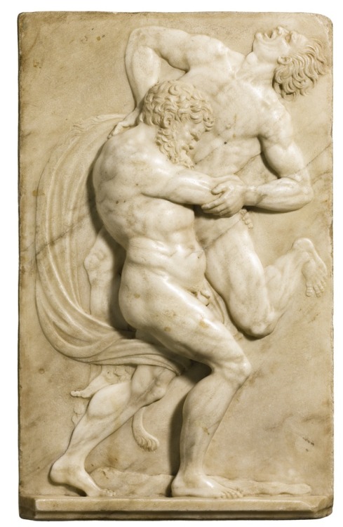 privatecabinetstuff - Hercules wrestling Antaeus Baccio...