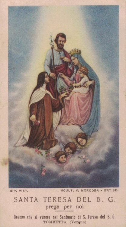 ordocarmelitarum - The Holy Family with St. Thérèse