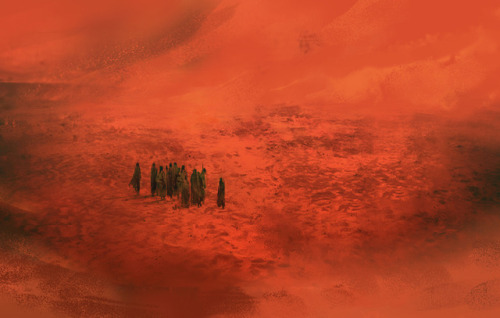 kyberpank - Dune Inspired Concept Art by Simon Goinard