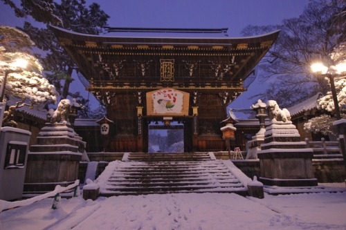 chitaka45 - 今朝の北野天満宮Kitanotenmangu Shrine in snow