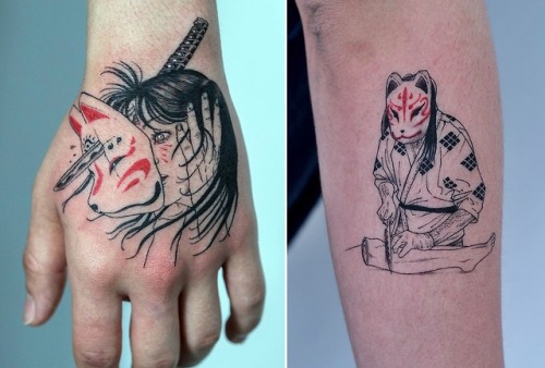crossconnectmag:Tattoo Art by OozySouth Korean tattoo artist...