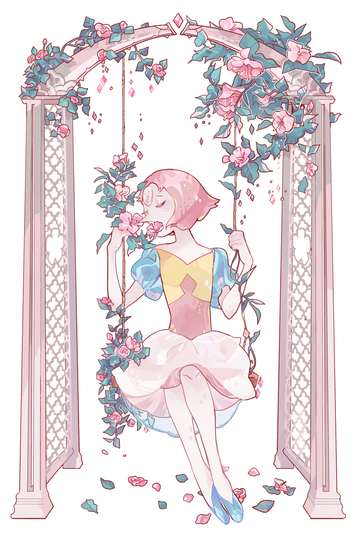 My Pearl, (Pale rose Pearl stand for Otakon)