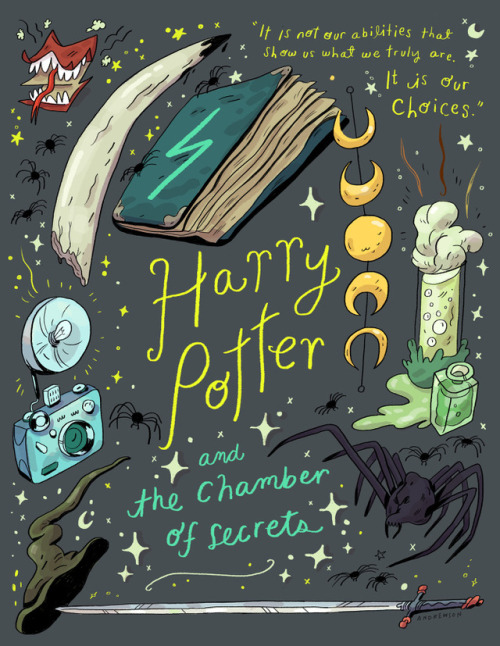 thepostermovement:Harry Potter movie posters by Natalie...