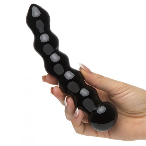 Fifty Shades Freed Its Divine Glass Beaded Dildo Blackrrp...