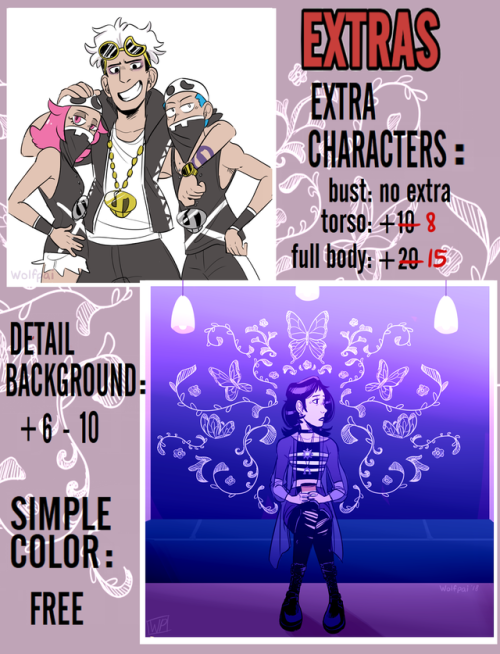 wolfpai999 - Yay! I made my commission sheet. As of now, I’m...