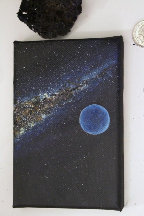 spaceoncanvas:Haven’t painted in weeks so Just a quick little...