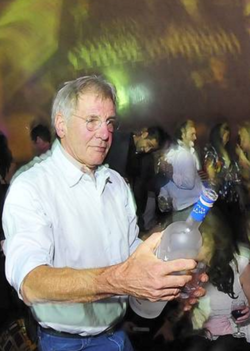 thegestianpoet - these photos of harrison ford in a club are the...