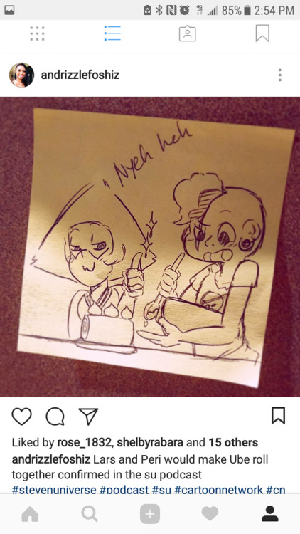 artistic-rxn:SHELBY RABARA LIKED MY DOODLE OF PERI AND LARS :O