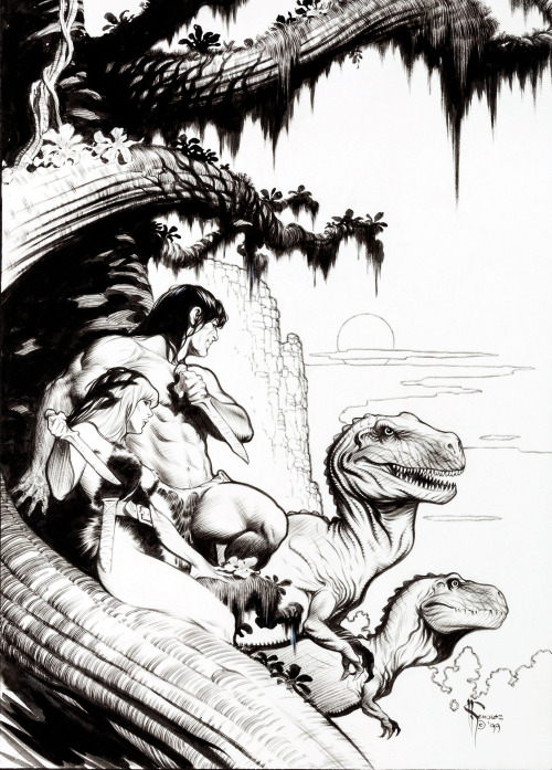 thebristolboard - Original cover art by Mark Schultz from Tarzan...