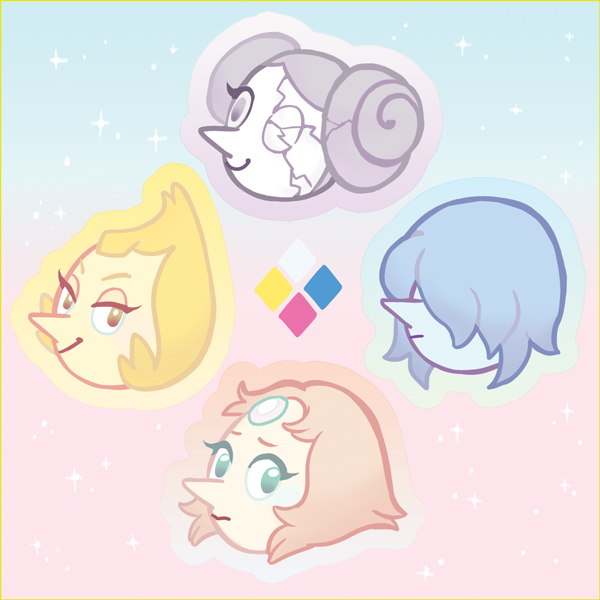 stickers of pearls.