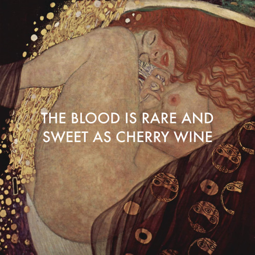 hozierarthistory - Danae by Gustav Klimt // Cherry Wine by Hozier