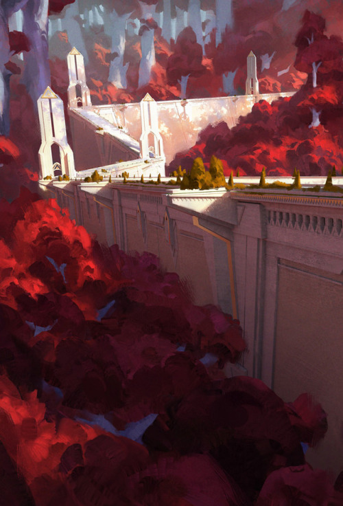 cinemagorgeous:Pathway by concept artist Thomas Stoop.