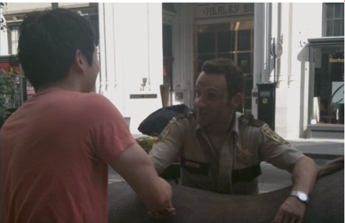 thewalkingdeadmemes333 - Steven Yeun meeting Andrew Lincoln for...