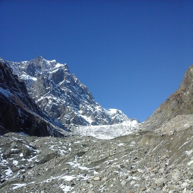 One last photo from #Mestia, the #Chaladi Glacier.