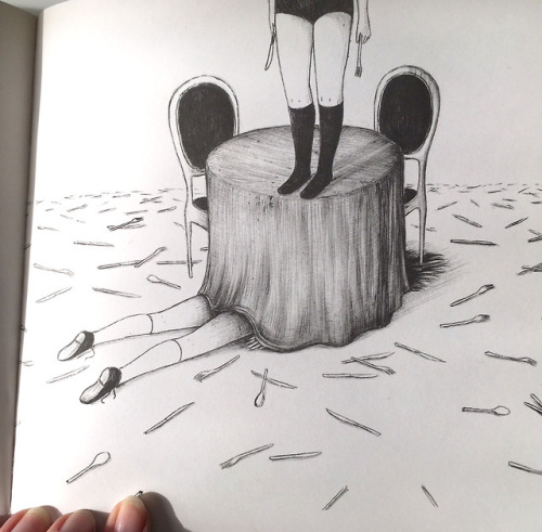 virginiamori:“Cena per due” artwork from the book “Stanze a...