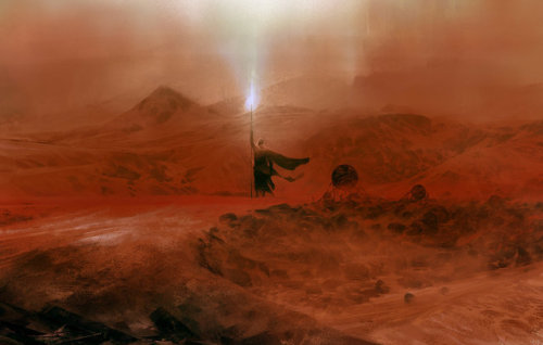 kyberpank - Dune Inspired Concept Art by Simon Goinard