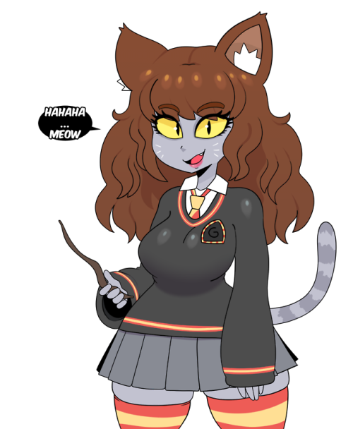 somescrub:Cat Hermione