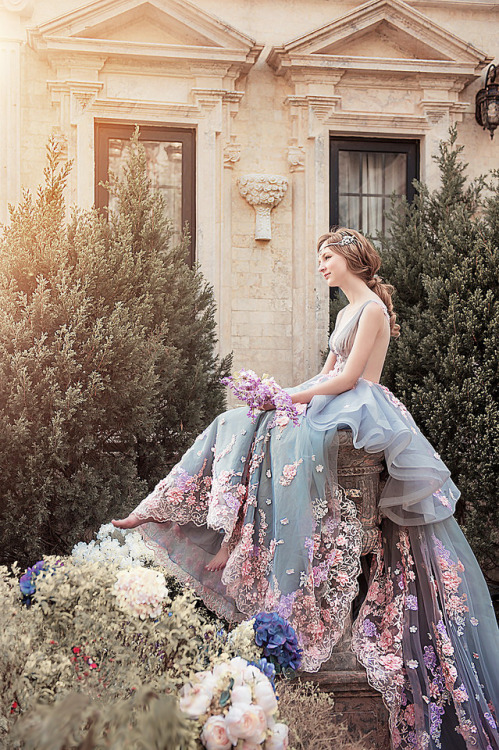 inkxlenses - Dreamy Floral Gown (Bella by Cathering Wedding)