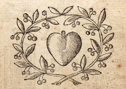 windypoplarsroom - Heart; Love 18th Century wood engraving London...