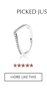 Shimmering Wish Ring, Clear CZ