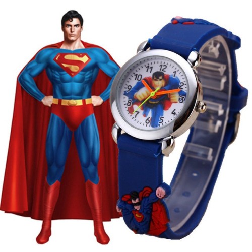 Superman je můj  hrdina. Dětské hodinky s oblíbenou postavičkou...