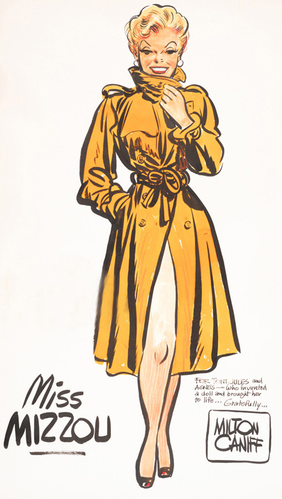inky-curves - Miss Mizzou by Milton Caniff