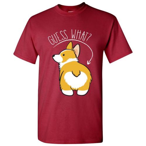 whirelez:Guess What? Corgi Butt Basic Cotton T-ShirtI love...