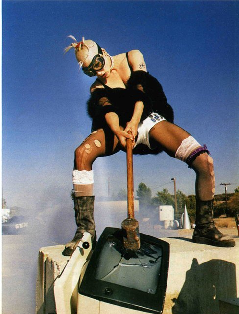 lesbeehive:Les Beehive - Lori Petty as Tank Girl photographed...