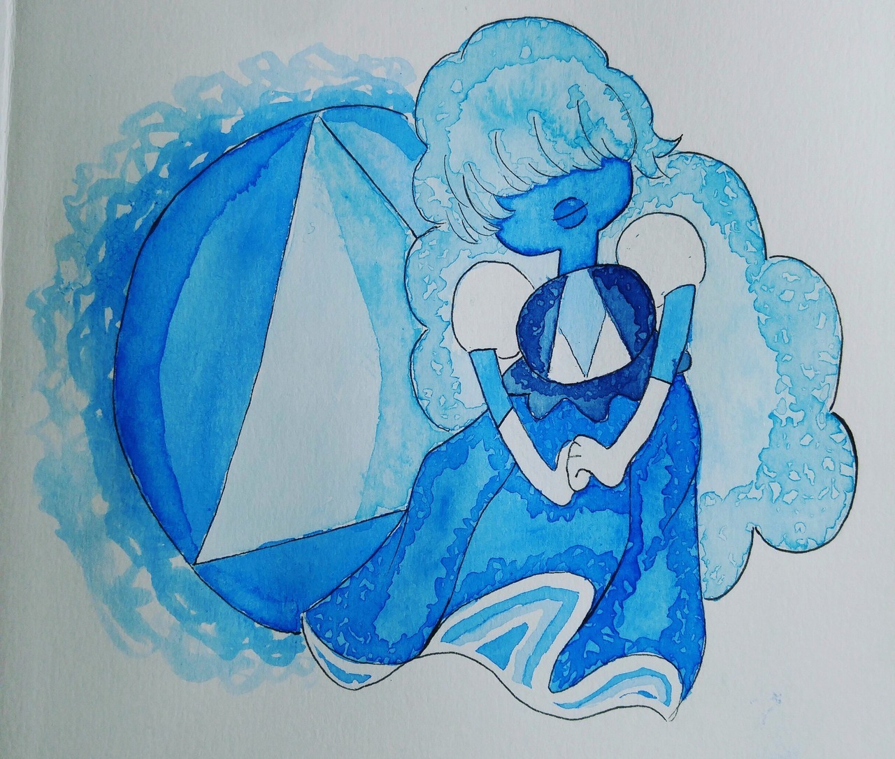 Watercolors are my everything right now Also I love me some Sapphire