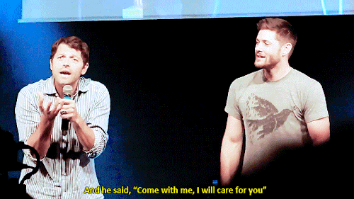 mishasminions - Misha on his on-set relationship with Jensen