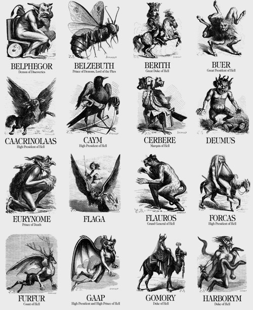 chaosophia218 - Names of Demons from Collin de Plancy’s...