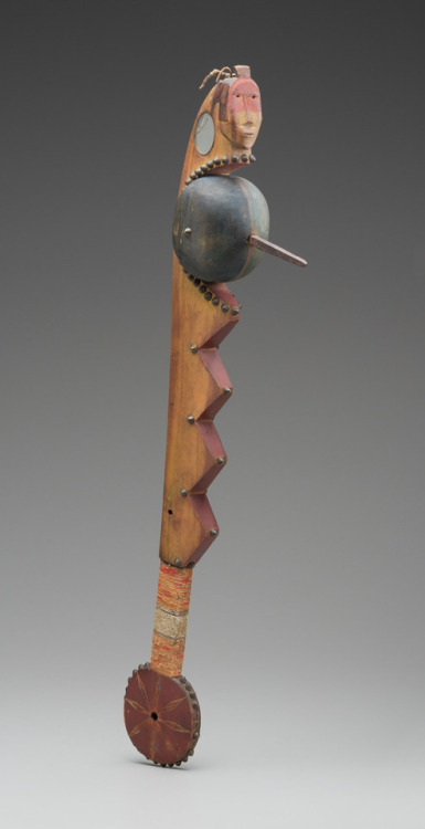 peashooter85:Sioux club, dated between 1880 and 1900.from The...